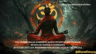 Baglamukhi Mantra | Stop Negativity & Enemies | Powerful Chant #bhakti #hindumantra #viral #youtube