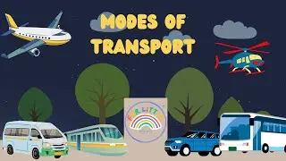 Lean different modes of transport for young kids, Preschoolers, toddlers and baby. #baby #learning