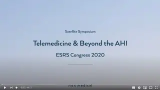Nox Medical Symposium ESRS Congress 2020