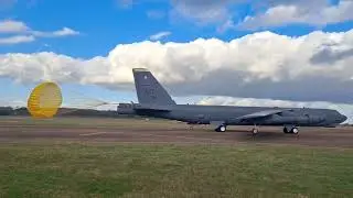 B-52 dropping the drag shoot
