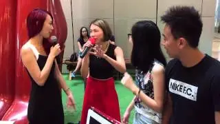 180715 Julie Tan with Chew Soo Wei at OC Dessert Fair 2015 (1/2)