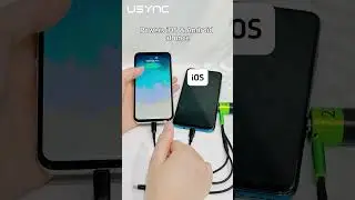 USYNC 5000mAh Power Bank 🔋⚡️ | Fast USB-C Charging + Pocket-Size Power (iPhone + Android)