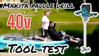 MAKITA 40v PADDLE DRILL TEST RUN - UTOO1GZ02