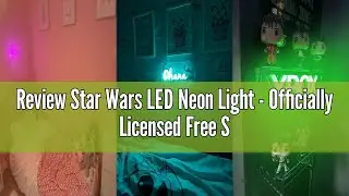 Review Star Wars LED Neon Light - Officially Licensed Free Standing or Wall Mountable Light Sign - G