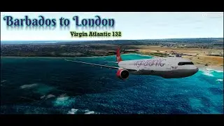 GeoFS Timelapse: Barbados to London (Cinematic) | Technology and Aviation