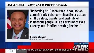 Oklahoma lawmaker pushes back against removal of MMIP resources from federal websites