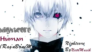 Nightcore Human Rag'n Bone Man  (with lirycs)