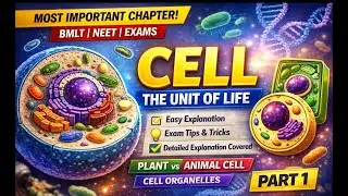 CELL - The Unit Of Life | easy and detailed explanation | part-1 | 