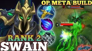 SWAIN ONE SHOT COMBO DELETE! OVERPOWER AP TANK MVP BUILD - TOP 1 GLOBAL SWAIN BY Ngọc Anh- WILD RIFT