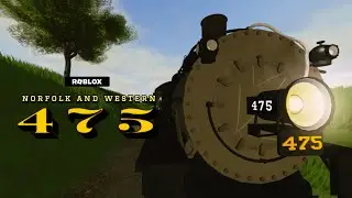 [Roblox] Strasburg Railroad: Last Spike — N&W 475 w/ short Revenue Freight…