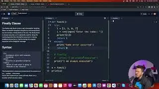 Finally keyword in Python   Python Tutorial   Day #37