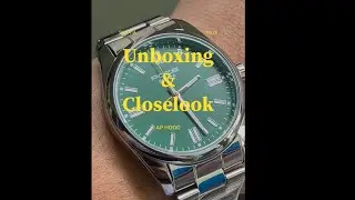 Unboxing & On-Wrist Look: Sonata Poze Quartz Analog Green Dial Watch Review!  #watches #sonata