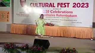 EFLU CLUTURAL FEST 2023 ll G20 Celebration #dance #eflu #program #g20 #2023