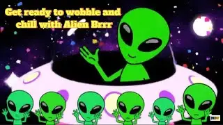 Alien Brrr Dance 👽 | Retro Synthwave Alien Groove with Brrr Beats!