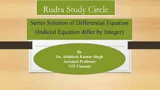 Series Solution of Diff. Equations about Regular Singular Point || Roots differ by  integers
