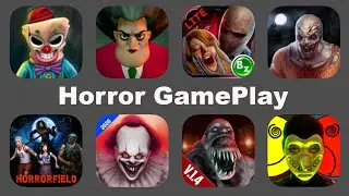 Horror GamePlay: Freaky Clown Town Mystery, Scary Teacher 3D, Slenderman Origins 3, Horror Show
