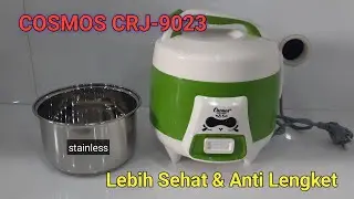 Review Lengkap Rice Cooker Cosmos CRJ-9023 | Panci Stainless & Anti Lengket