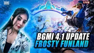 BGMI NEW UPDATE IS HERE😍PLAYING BGMI 4.1 UPDATE LIVE🥳 #shortvideo #bgmilive #girlgamer #shortsfeed