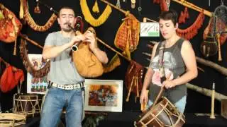 Pablo Carpintero- Gaita en Do tocando co pechado de Pontevedra