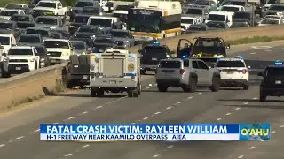 Kapolei woman killed in multi-car crash on H-1 Freeway in Aiea identified