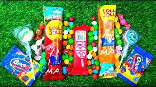 Asmr Most popular Candys / some lots of colorful rainbow lollipop candy / unpacking chocolate wala