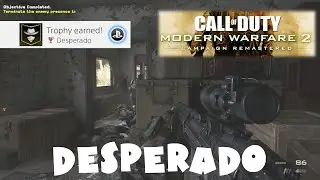 Desperado Trophy Guide - Kill 5 enemies in a row using 5 different weapons or attachments - MW2
