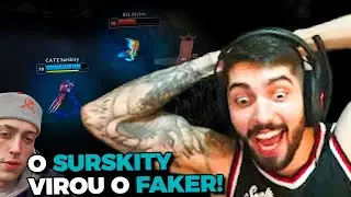SURSKITY PEGOU ZED E VIROU O FAKER! | CATZ vs IDL JOGO 02| CORTES DO JUKES