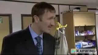 The Office  - Chris 'Finchy' Finch - Pot Noodle and a w*nk. Comedy.