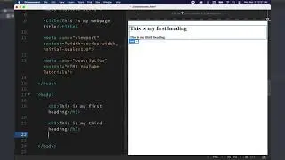 HTML Body, Heading, and Paragraph Elements