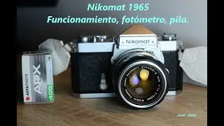 Nikomat o Nikormat 1965  Funcionamiento, pilas ,fotómetro, cargar carrete.