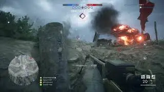 Battlefield 1 using BAR M1918 Telescopic @ Cape Helles, Aim Assist Auto Rotation Off