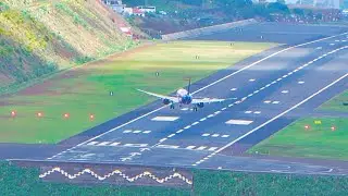 FANTASTIC CROSSWIND LANDING WIZZAIR A321-271NX at Madeira Airport