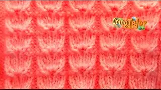 Cómo Tejer Punto Fácil con todos los Tips 2 agujas palitos, knitting (1734)