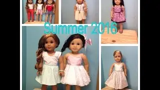 Dressing my American Girl Dolls for Summer 2016