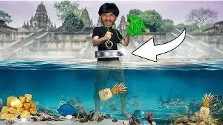 I Found TREASURE Inside River Using Powerful Magnet 🧲 - क्या इस पवार फुल मैग्नेट से खजाना milega
