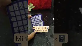 DIY mini notebook 📒 making without glue || A4 paper crafts || #diy #craft #mininotebook