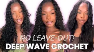 NO LEAVE-OUT! Easy DIY Crochet Install Tutorial | ULA HAIR (can be straightened!)