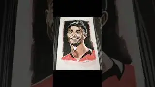 G.O.A.T💥✌️#art#drawing#viral#yt#short#video#artist#ronaldo#love#football#legend#realmadrid#acrylic