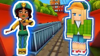 Subway Surfers vs ChaseCraft (MineCraft Runninh Style) - Run Challenge - Gameplay Walkthrough #266