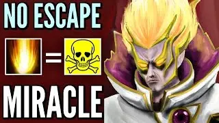 Miracle- INVOKER Dota 2 - No Escape SUNSTRIKE - Pro 9k MMR Gameplay
