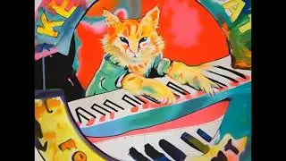 Keyboard Cat Art by Charlie Schmidt