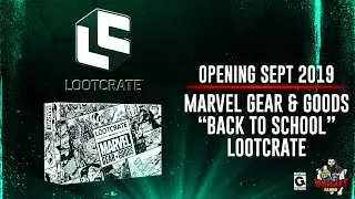 Unboxing Marvel's LootCrate September 2019 Box 