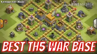 BEST TH5 War Base 2018 - ANTI GIANT | ANTI BALLOON - New Town Hall 5 Trophy Base &bull; Clash of Clans