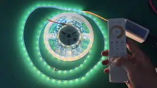 High CRI 95 2835 CCT Dimmable Color Temperature RF LED Strip Light Kit
