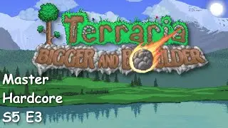 Terraria 1.4.5 | Мастер-режим, Хардкор | Фарминг флинксов | S5 E3