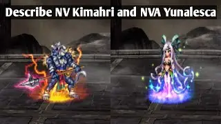 FFBE JP - Describing NV Kimahri & NVA Yunalesca