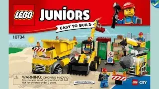 10734 Demolition Site LEGO&reg; Juniors Manual at the Brickmanuals Instruction Archive