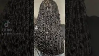 Bohemian braids🔥😍 #bohobraids#knotlessbraids#bohemianbraids