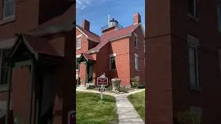 40 Mile Point Lighthouse on Lake Huron in Michigan