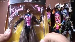 Marvel Legends Caliban Wave Rampage Review Part 7 Gambit and power ranking